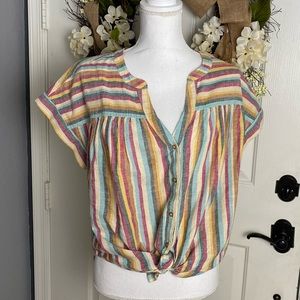 Lou & Grey Linen Buttondown